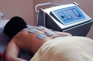 Electrophoresis effectively treats thoracic osteochondrosis