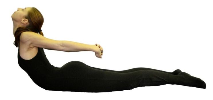 Spinal stretches for thoracic osteochondrosis